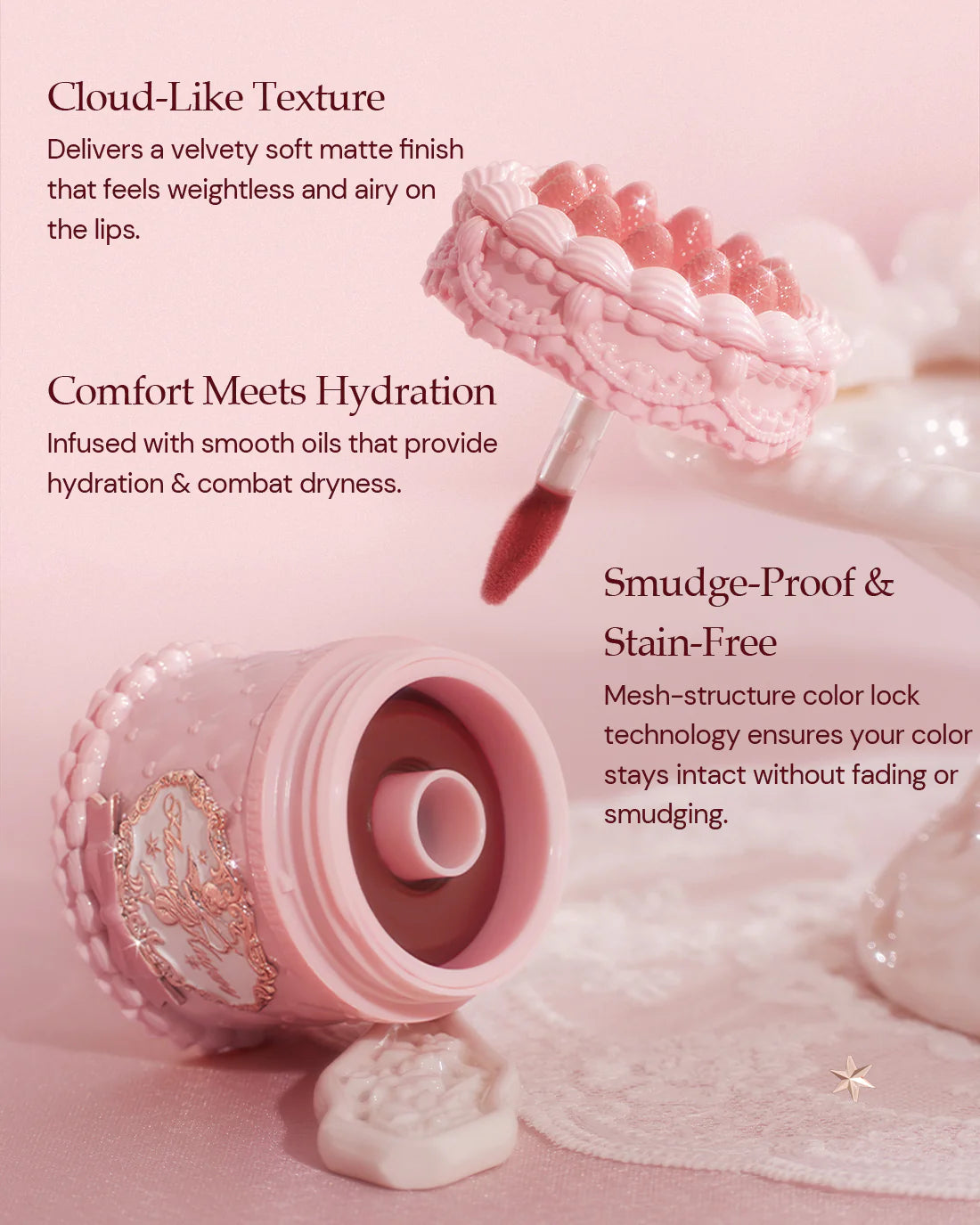 V02 Souffle - Strawberry Cupid Cake Lip Cream