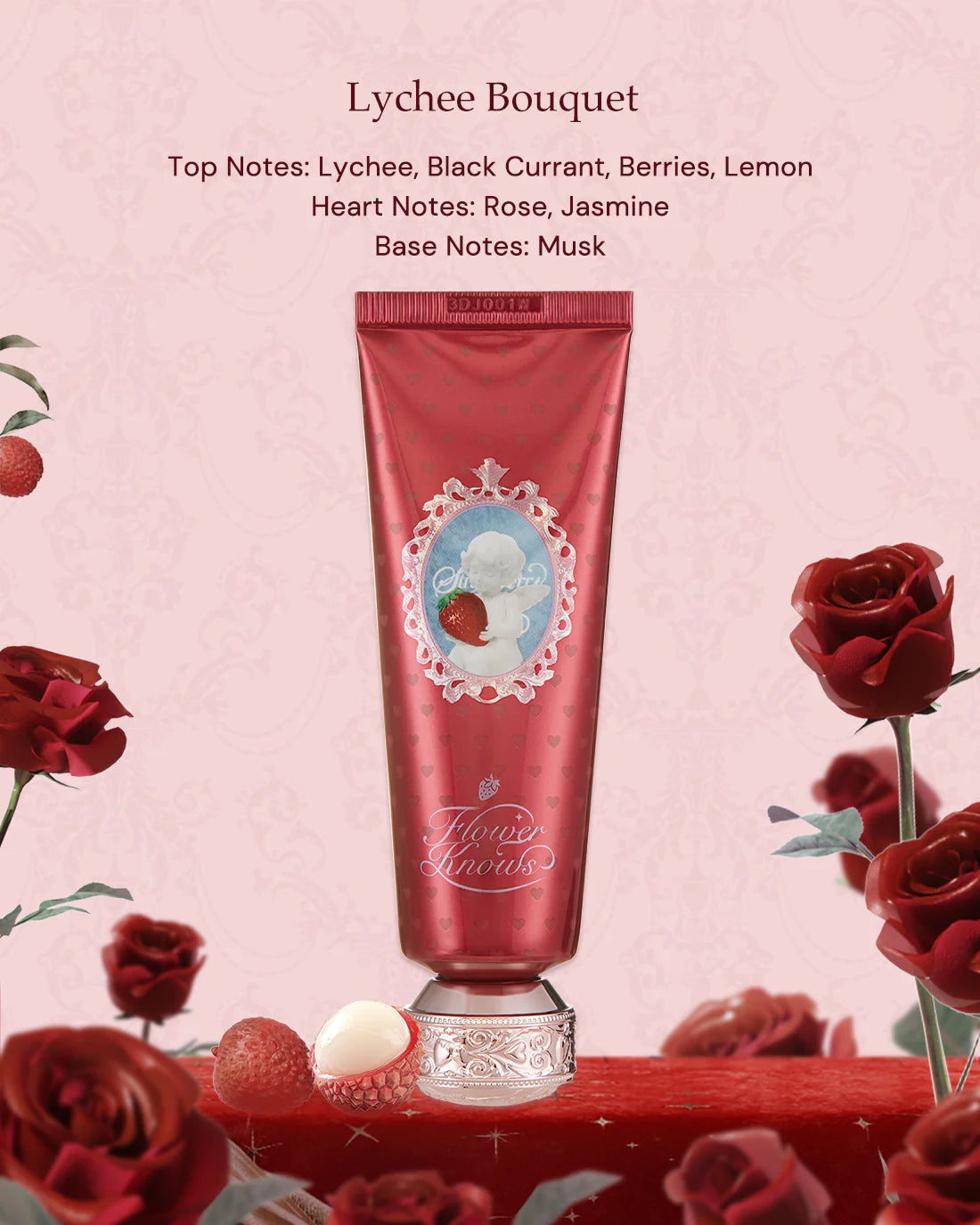 Lychee Bouquet - Strawberry Cupid Scented Hand Cream