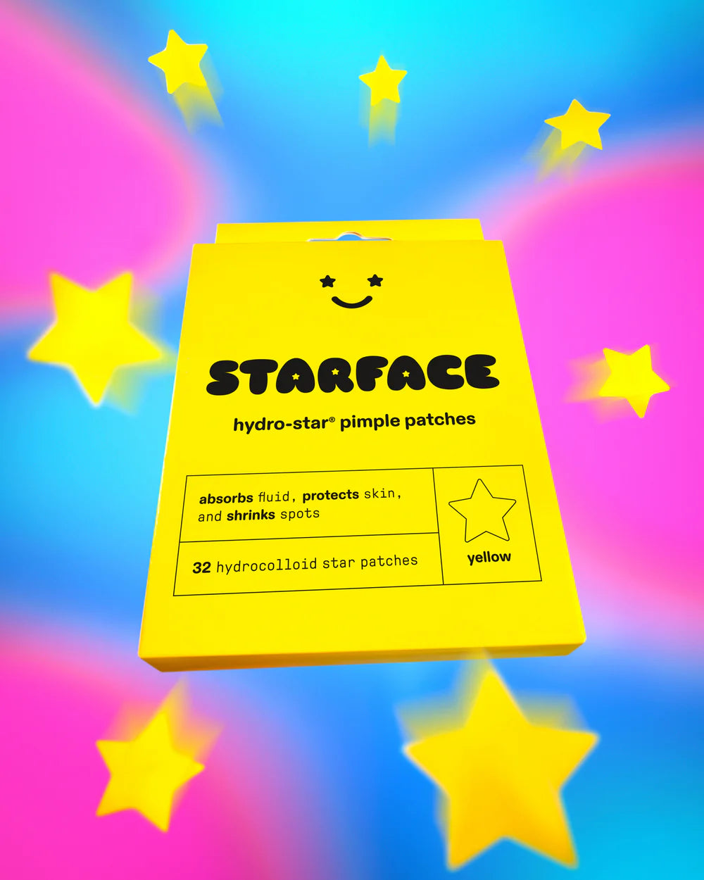 Hydro-Star Yellow Pimple Patches 32 Parches