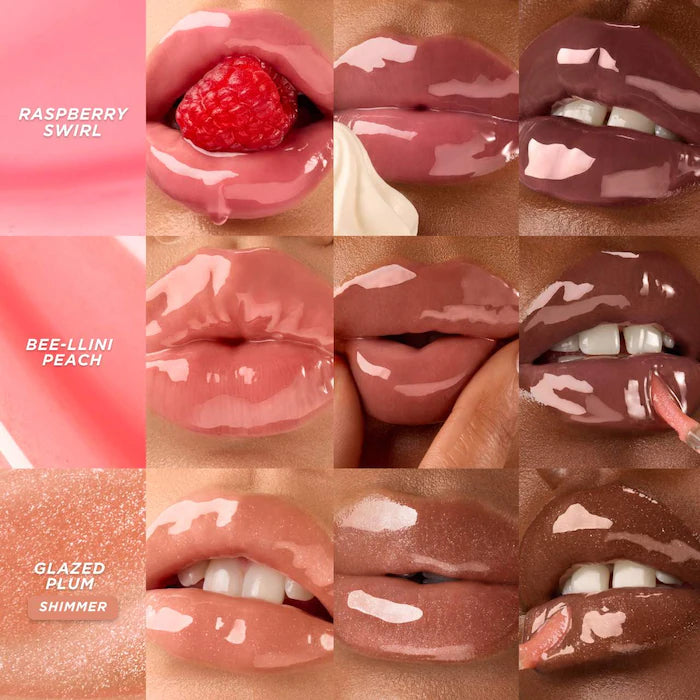 Honey Infused Hydrating Lip Oil - Glazed Plum