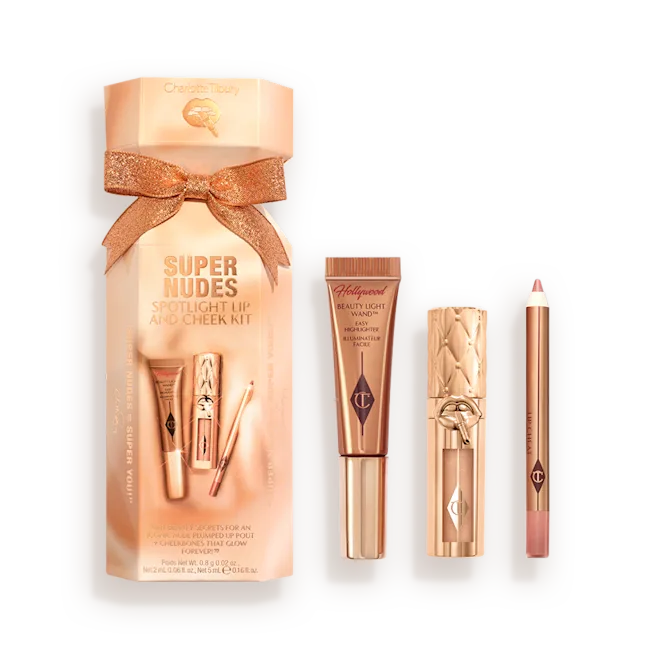 Supernudes - Lip and Cheek Trio Makeup Gift Set