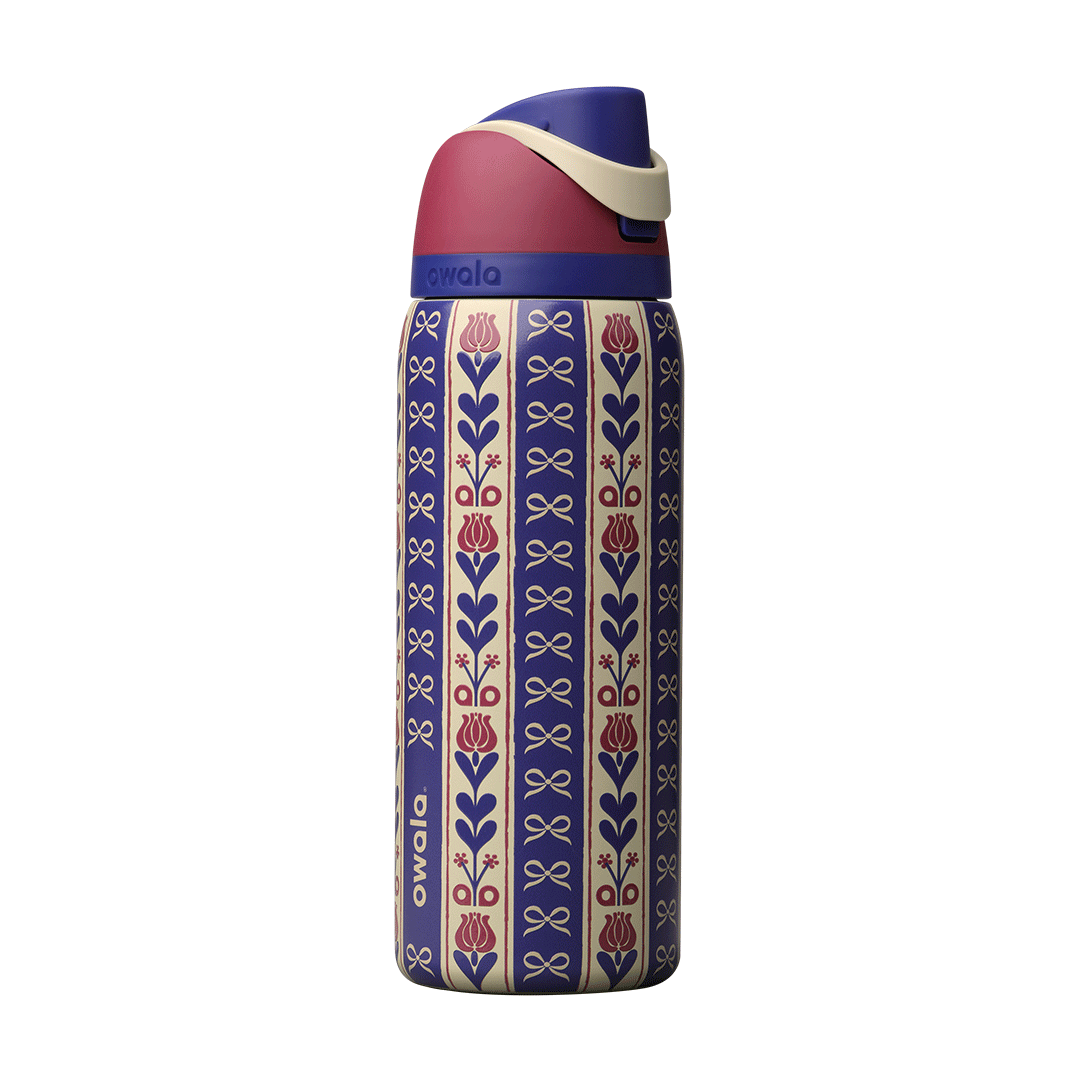 Owala 32 oz FreeSip Stainless Steel Water Bottle - Holiday Hygge