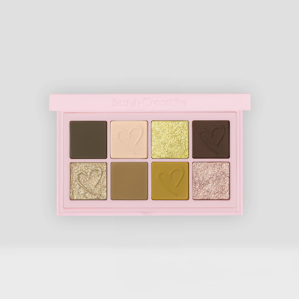 Modern Green - Duet Mini Snap Palette - Paleta De Sombras 8 Tonos