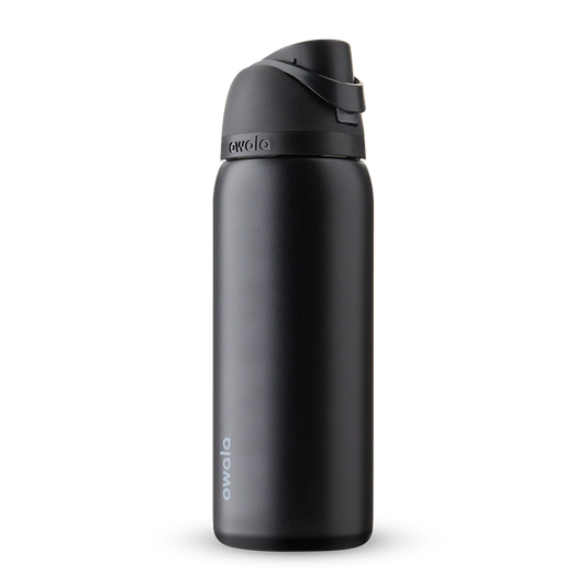 Owala 32oz FreeSip Stainless Steel Water Bottle - Very Very Dark (Negro)