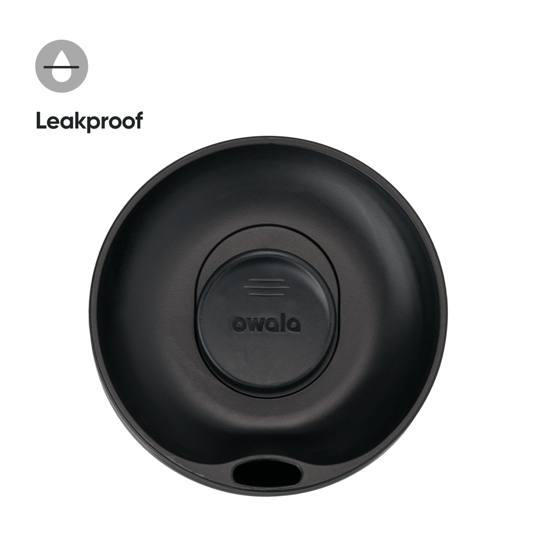 Owala 20oz SmoothSip Slider Coffee Tumbler - Black