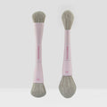 Set De Brochas Para Complexión Crema Y Polvo