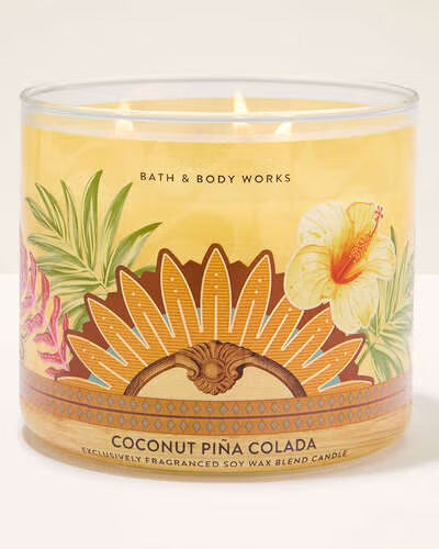 Coconut Piña Colada  - Vela de 3 mechas