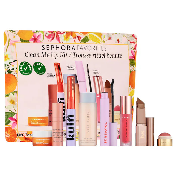 Sephora Favorites Clean Me Up Makeup and Skincare Value Set