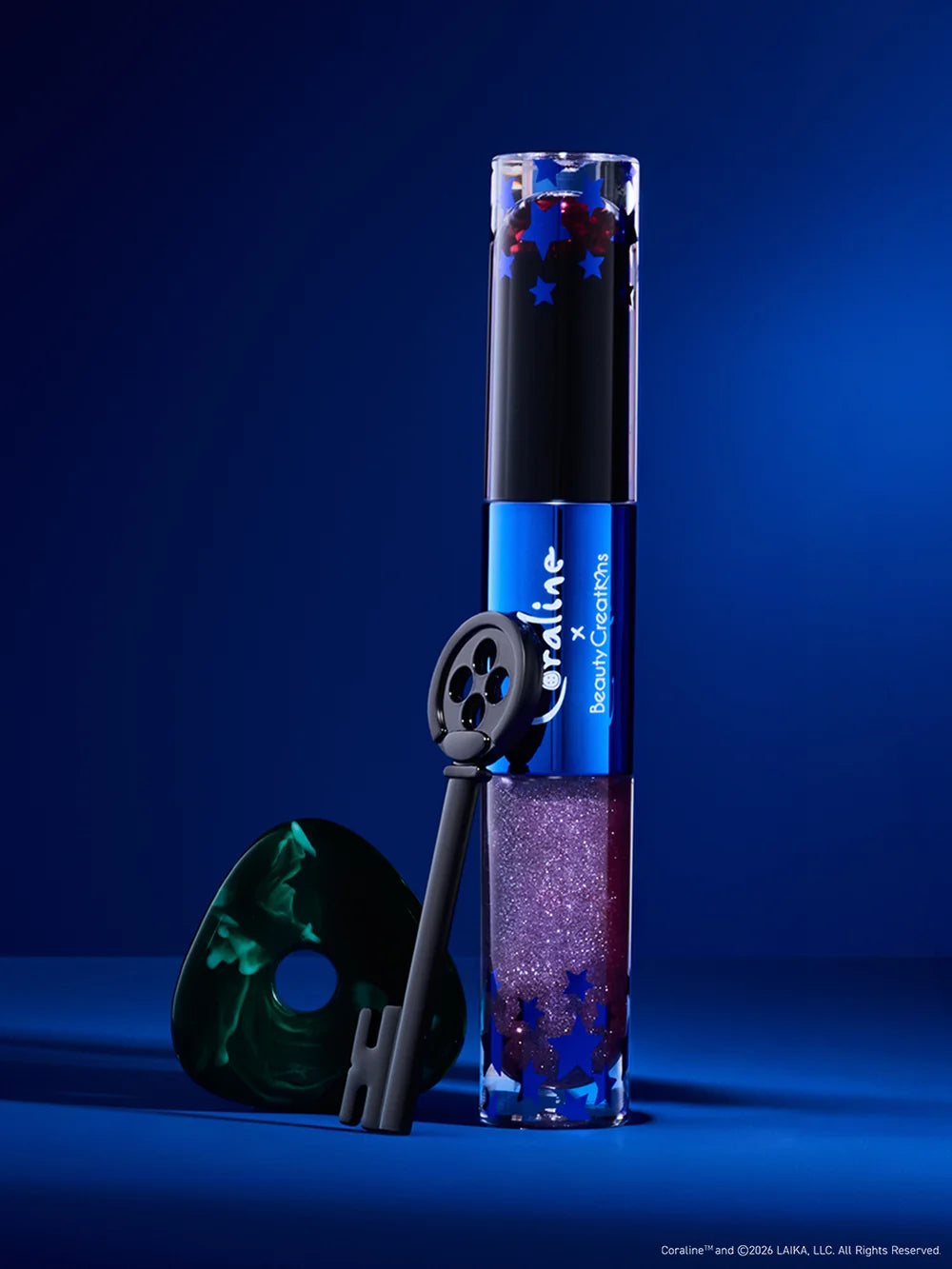 Coraline X Beauty Creations - Bratty Dizzy Dreamer - Kit Gloss & Tinta Peel Off - Stay Forever