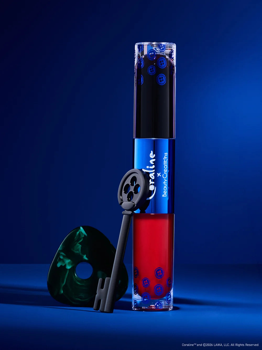 Coraline X Beauty Creations - Not My Mother Disobey - Kit Gloss & Tinta Peel Off - Stay Forever