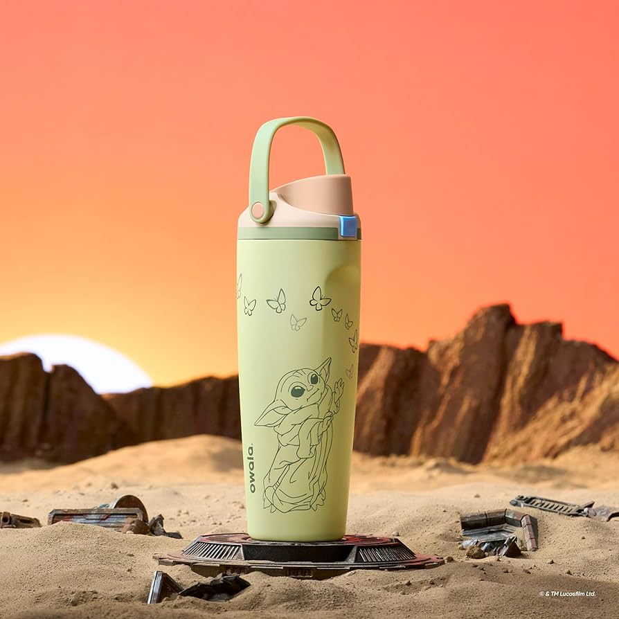 Owala Star Wars 30oz FreeSip Sway Water Bottle - Grogu
