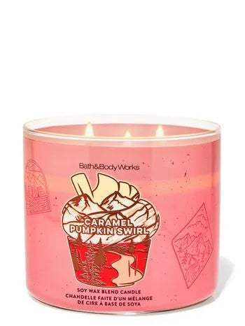 Caramel Pumpkin Swirl - 3-Wick Candle