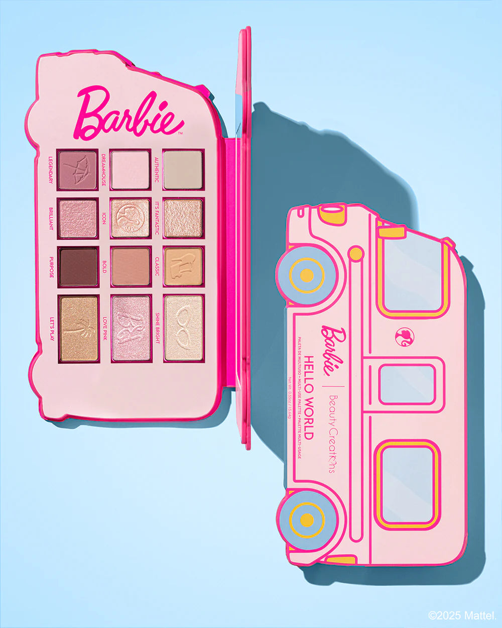 Barbie X Beauty Creations - Paleta De Sombras - Hello World