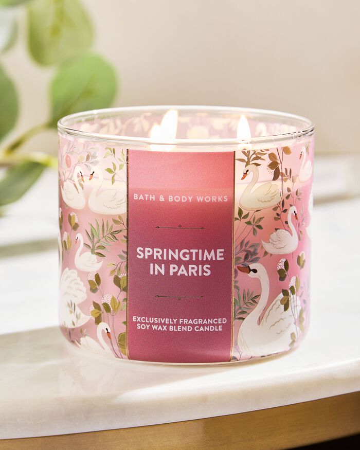 Springtime in Paris  - Vela de 3 mechas