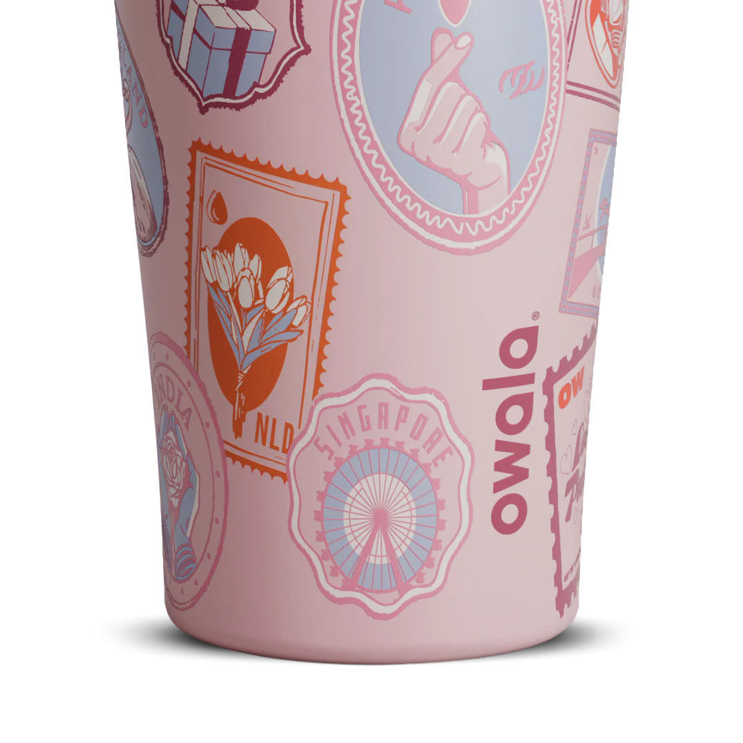 Owala 40 oz FreeSip Stainless Steel Water Bottle - Sending Love