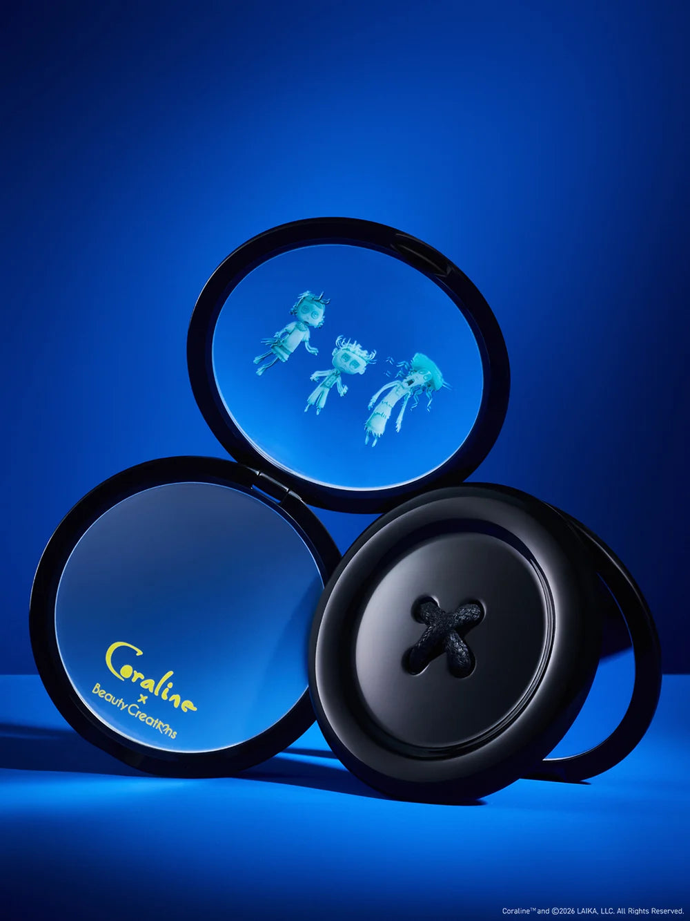 Coraline X Beauty Creations - Espejo Compacto -Button Eyes