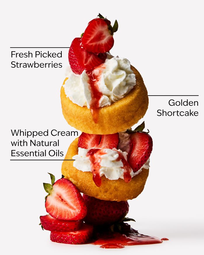 Strawberry Poundcake - Vela de 3 mechas
