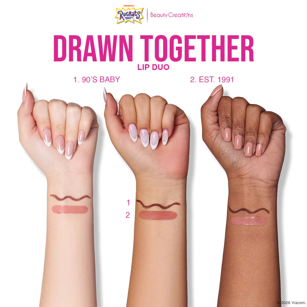 Rugrats X Beauty Creations - Duo De Labios Delineador y Lip Paint - Drawn Together