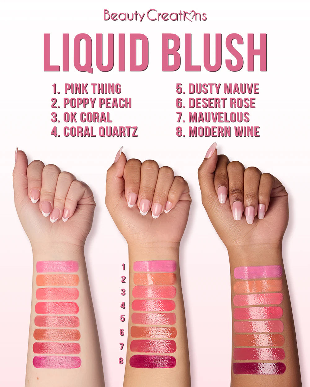Coral Quartz - Liquid Blush - Rubor Líquido