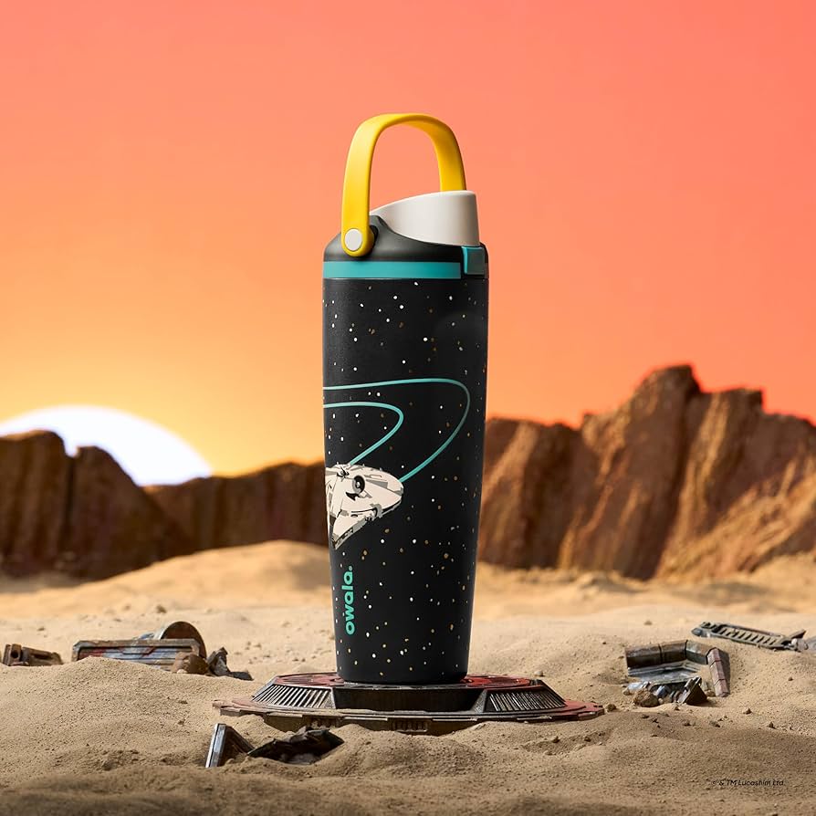 Owala Star Wars 30oz FreeSip Sway Water Bottle - Millenium Falcon