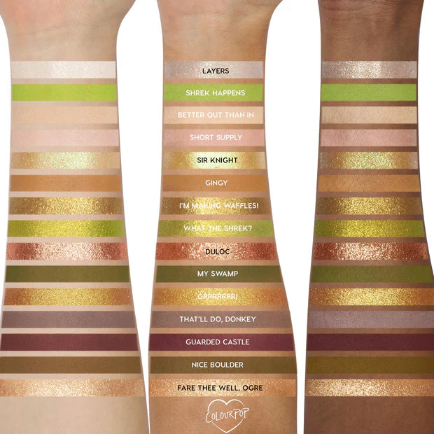 Beware Ogre - Paleta de Sombras - Shrek x Colourpop