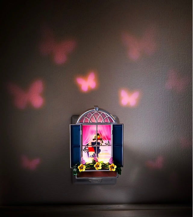 Spring Window Projector Nightlight - Wallflowers Fragrance Plug