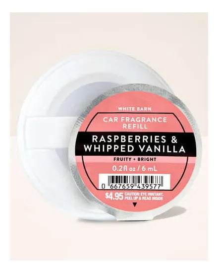 Raspberries & Whipped Vanilla - Car Fragrance Refill
