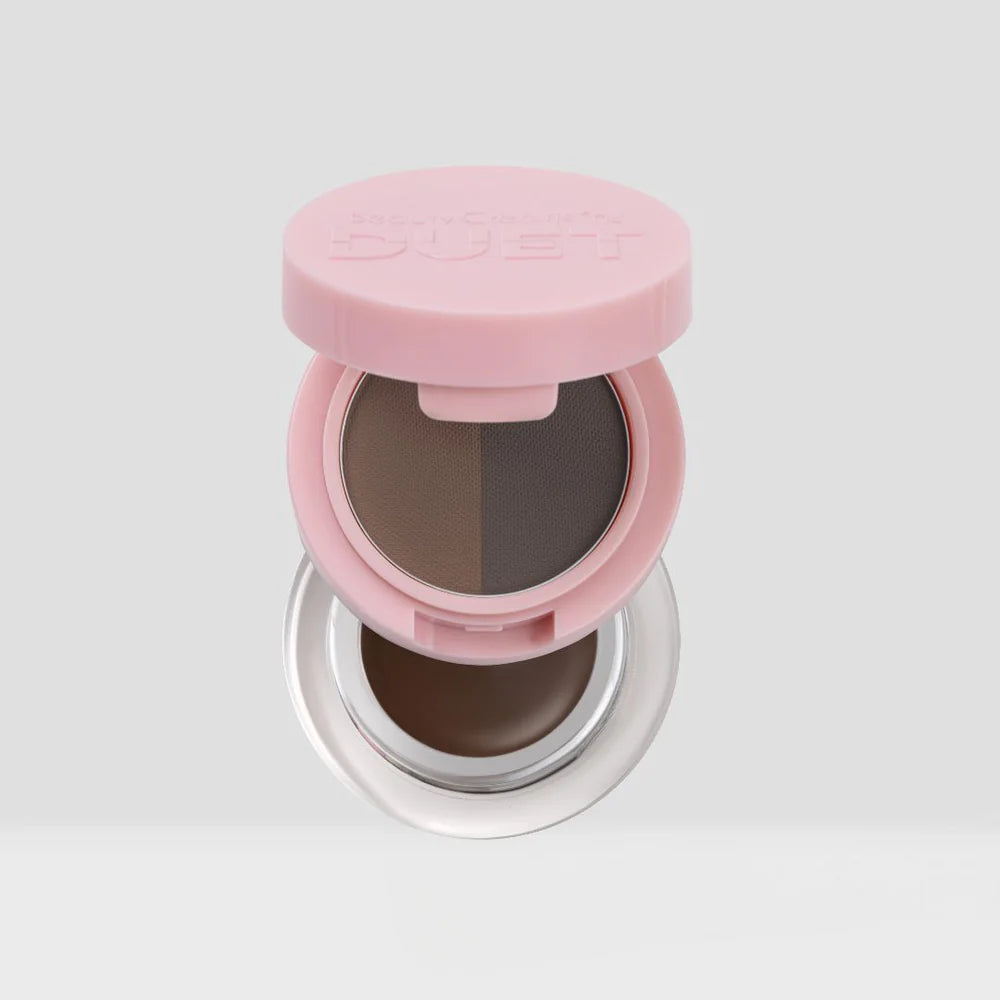 04-Medium Brown-Oscuro Subtono Calido - DUET - Sombra Para Cejas + Pomada