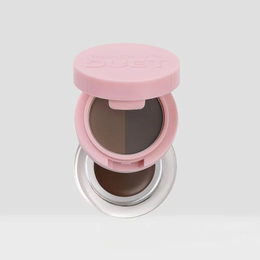 04-Medium Brown-Oscuro Subtono Calido - DUET - Sombra Para Cejas + Pomada