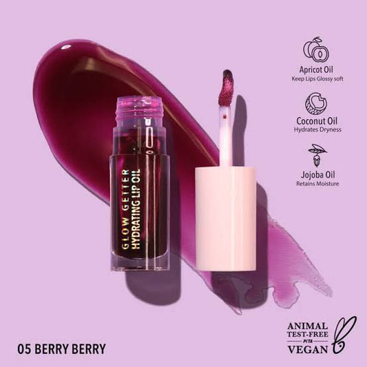 Glow Getter Hydrating Lip Oil (005, Berry Berry)