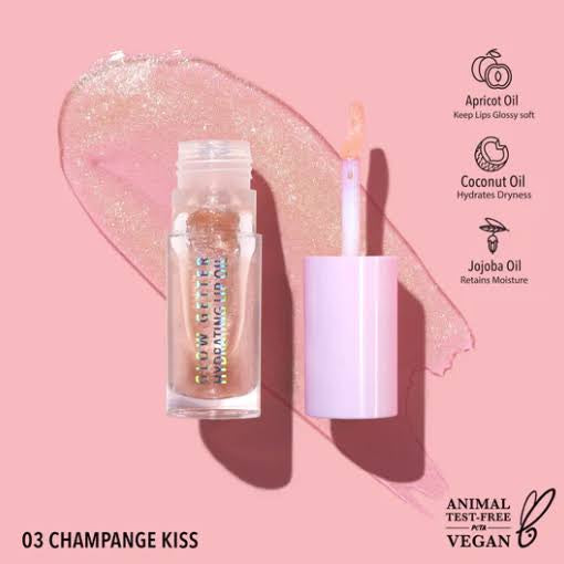 Glow Getter Hydrating Lip Oil (003, Champagne Kiss)