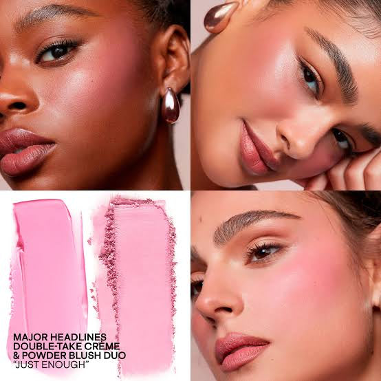 JUST ENOUGH - Major Beauty Headlines - Double-Take Crème & Powder Blush