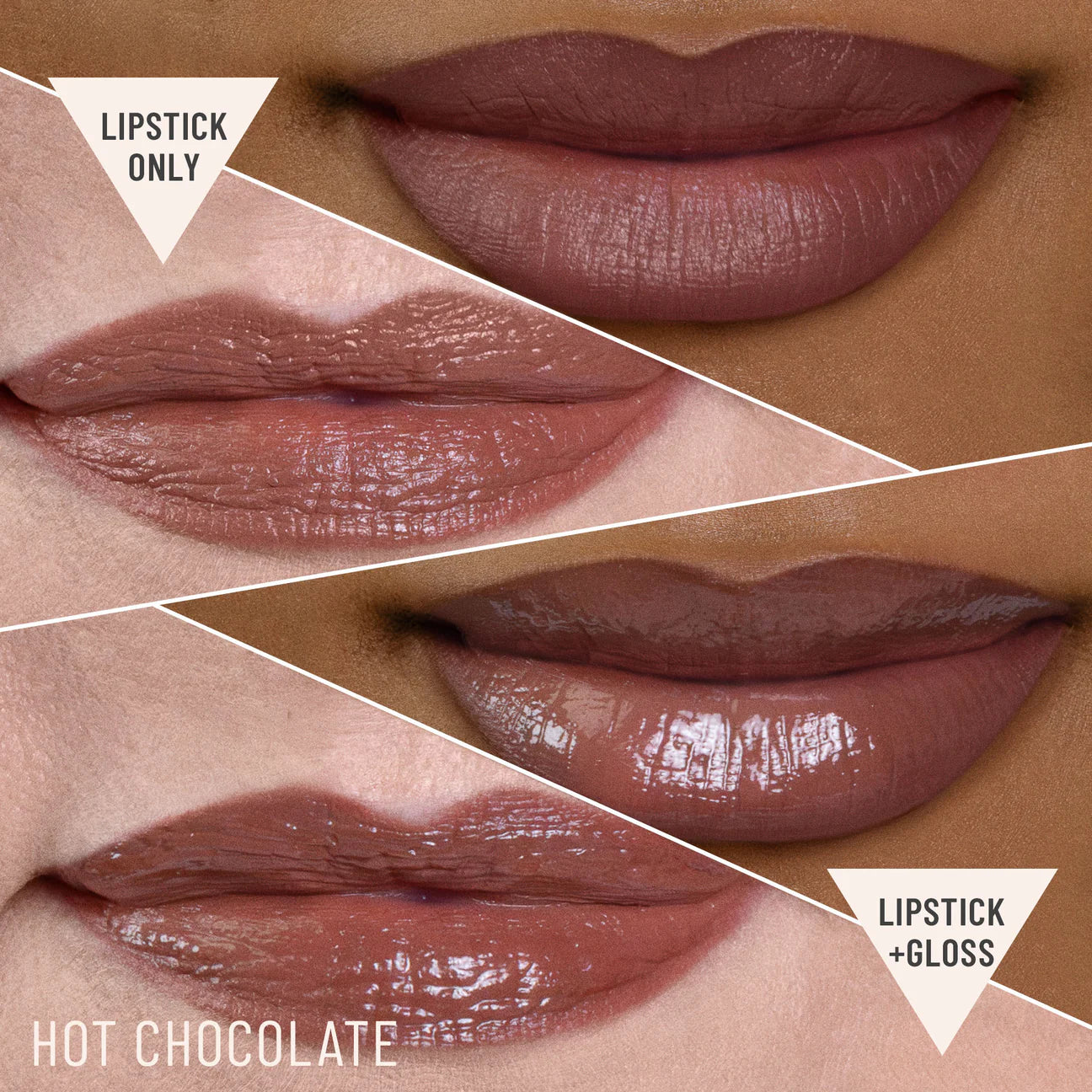 Set de lipstick y gloss Speak Love - Hot Chocolate