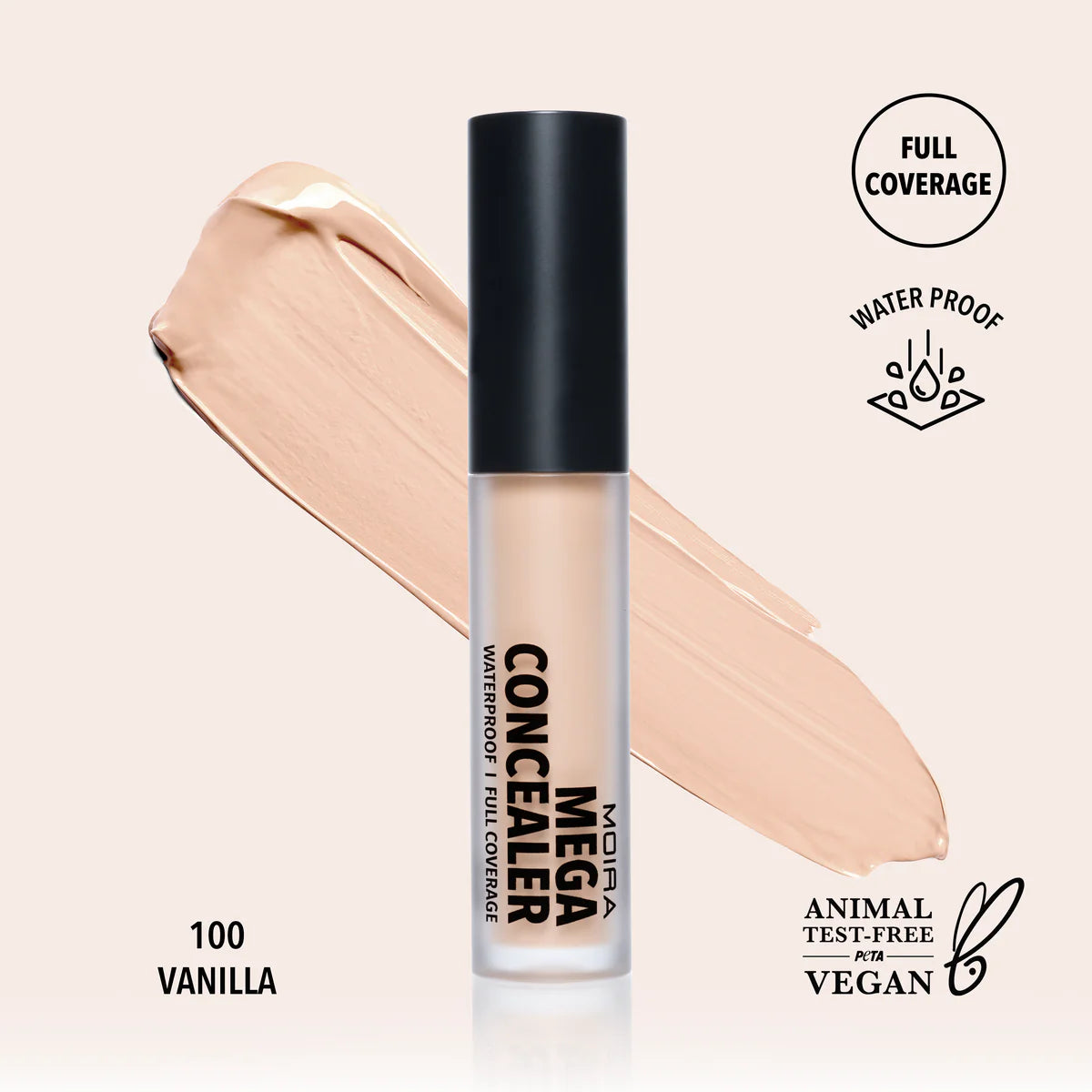 Mega Concealer Waterproof - 100 Vanilla