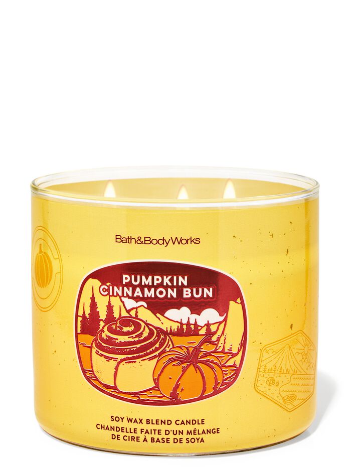 Pumpkin Cinnamon Bun - 3-Wick Candle