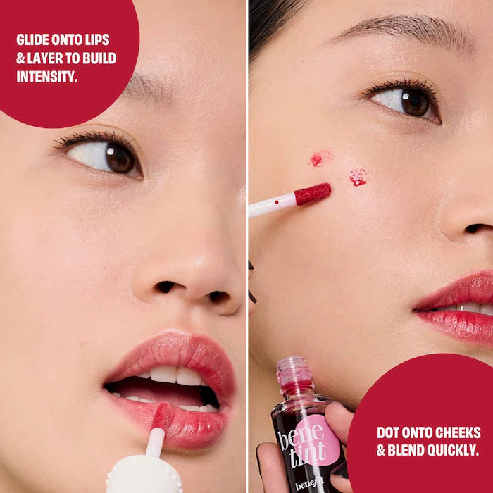 Benetint - Benetint Lip & Cheek Stain Sheer Buildable Liquid Blush Tint