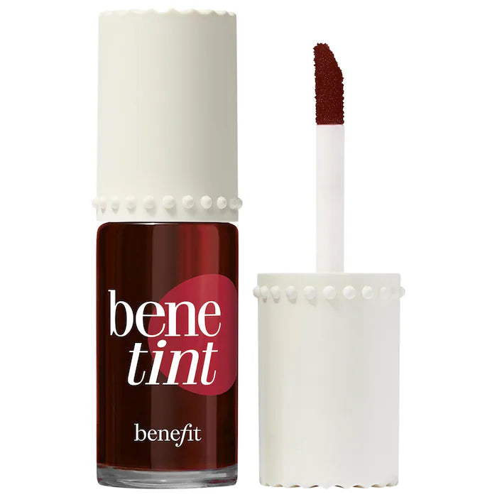 Dark Cherry - Benetint Lip & Cheek Stain Sheer Buildable Liquid Blush Tint