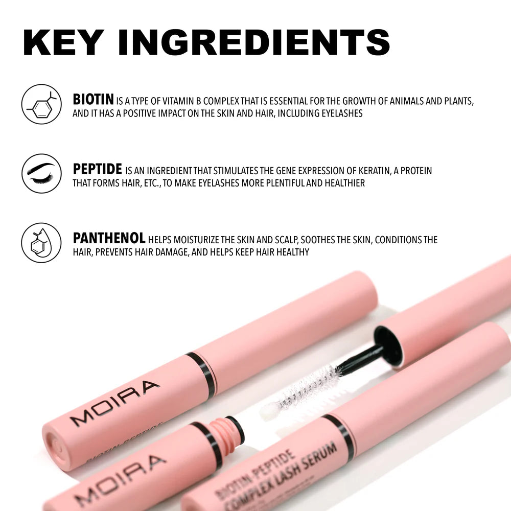 Biotin-Peptide Complex Lash Serum - Suero Para Pestañas con Biotina y Péptidos