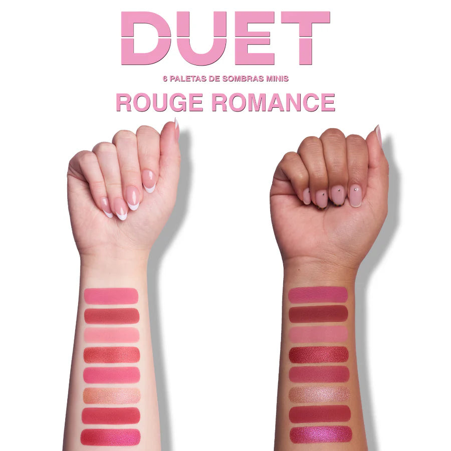 Rougue Romance - Duet Mini Snap Palette - Paleta De Sombras 8 Tonos